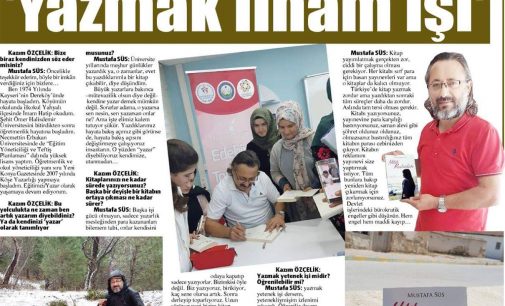 Yitik Kadınlar adlı kitabımızla ilgili Yeni Konya Gazetesi ile yaptığımız Röportaj